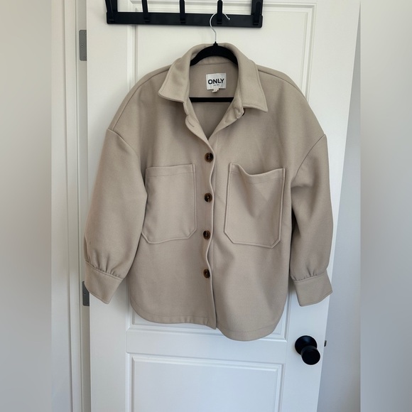 Only Jackets & Blazers - ONLY Beige Oversized Jacket